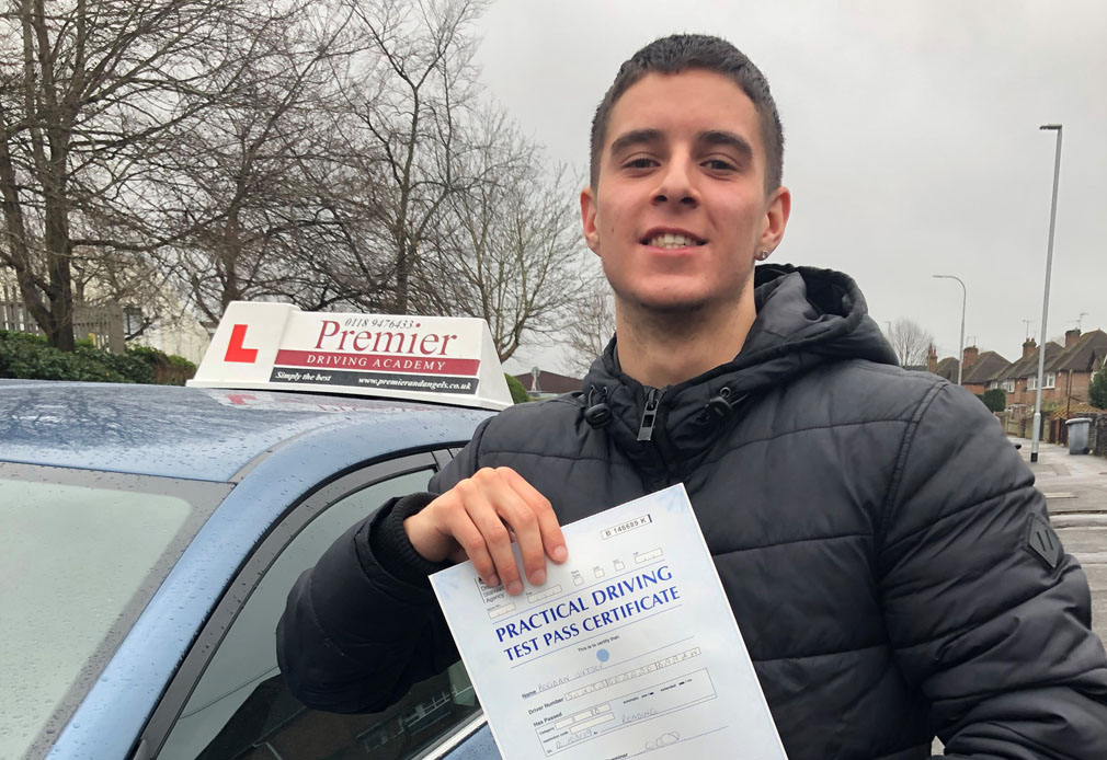 Premier and Angels - Recent Driving Test Pass